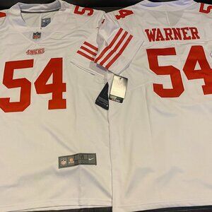 Nike SAN FRANCISCO 49ers FRED WARNER Men's Ltd Vapor JERSEY Sz M,L,XL,2X NWT